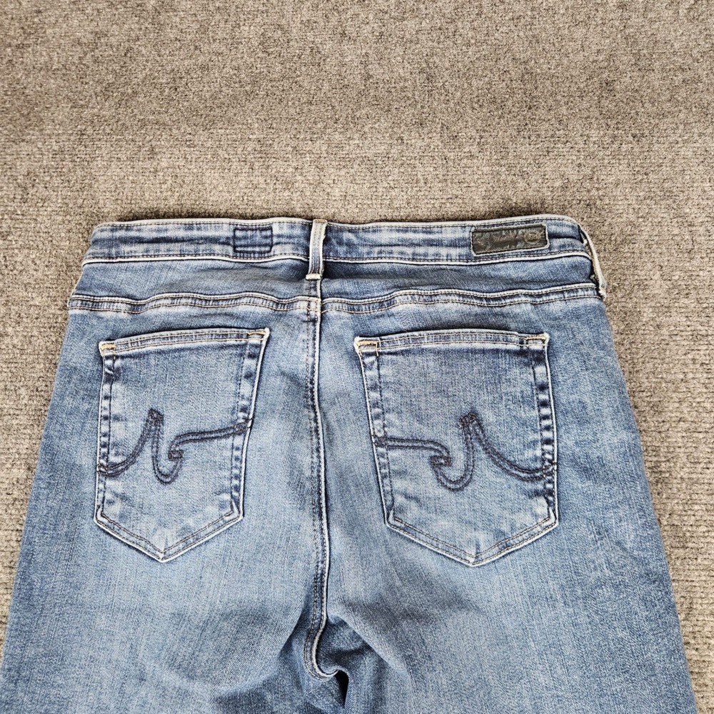 AG Adriano Goldschmied Faye Mid Rise Cigarette Jeans Blue 29R LW15310 - Picture 10 of 14